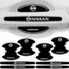 Naklejki ochronne pod klamki samochodu NISSAN MOCNA FOLIA do auta 8 szt