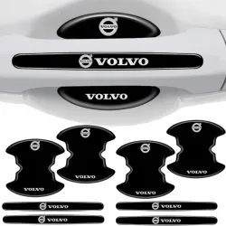 Naklejki ochronne pod klamki samochodu VOLVO MOCNA FOLIA do auta 8 szt