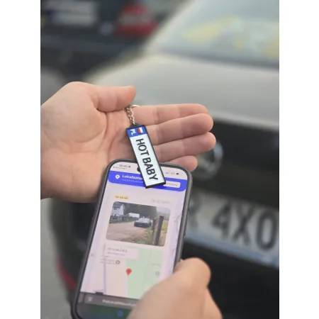 Brelok NFC tablica rejestracyjna