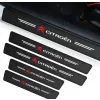 Naklejki Ochronne na Progi Citroen – Carbon Look z Logo CITROEN - zestaw 4 sztuk