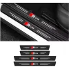 Naklejki Ochronne na Progi z Logo Audi S line – Carbon Look Audi S line - zestaw 4 sztuk
