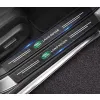Naklejki Ochronne na Progi Land Rover – Carbon Look z Logo LAND ROVER - zestaw 4 sztuk