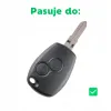 SILIKONOWE ETUI NA KLUCZYK DO DACIA DUSTER SANDERO LOGAN LODGY RENAULT OPEL