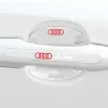 Naklejki na klamki samochodu AUDI 8 szt