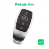 SILIKONOWE ETUI NA KLUCZYK PILOT KARTĘ DO MERCEDES W205 177 GLE GLC A B CLA