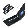 Naklejki Ochronne na Progi Ford – Carbon Look z Logo FORD - zestaw 4 sztuk