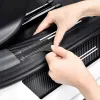 Naklejki Ochronne na Progi Toyota – Carbon Look z Logo TOYOTA - zestaw 4 sztuk