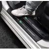 Naklejki Ochronne na Progi Land Rover – Carbon Look z Logo LAND ROVER - zestaw 4 sztuk