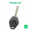 Etui na Kluczyk BMW E36 E39 E46 X3 X5 Silikonowe Ochronne Etui na pilot