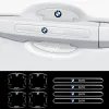 Zestaw przezroczystych naklejek ochronnych pod klamki BMW - 8 sztuk