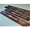 Naklejki Ochronne na Progi BMW – Carbon Look z Logo M BMW - zestaw 4 sztuk
