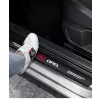 Naklejki Ochronne na Progi Opel – Carbon Look z Logo OPEL - zestaw 4 sztuk