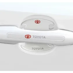 Naklejki ochronne na klamki drzwi samochodu - TOYOTA (4 sztuki)