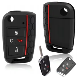 SILIKONOWE ETUI OCHRONNE NA KLUCZYK DO SKODA VOLKSWAGEN POLO GOLF SUPERB