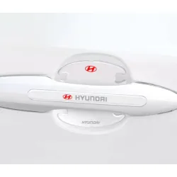 Naklejki ochronne na klamki drzwi samochodu - HYUNDAI (4 sztuki)