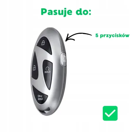SILIKONOWE ETUI NA KLUCZYK HYUNDAI Kona Ioniq Santa Fe MX5 Tucson Pokrowiec