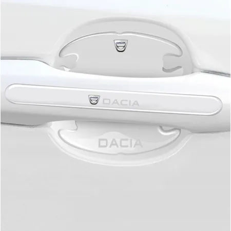 Naklejki ochronne na klamki drzwi samochodu - DACIA (4 sztuki)