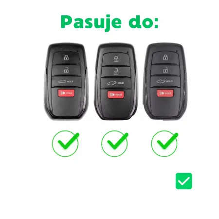 SILIKONOWE ETUI NA KLUCZYK DO TOYOTA COROLLA PRIUS HIGHLANDER TACOMA VENZA