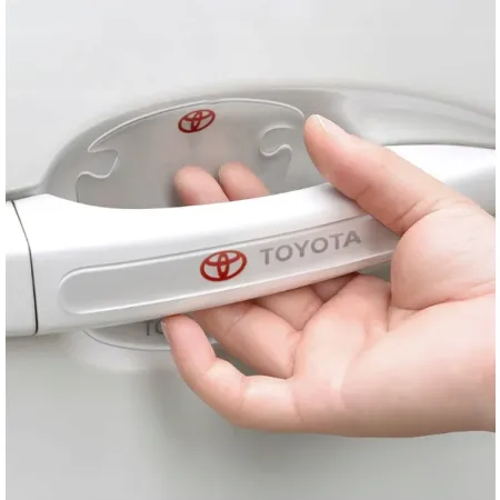 Naklejki ochronne na klamki drzwi samochodu - TOYOTA (4 sztuki)