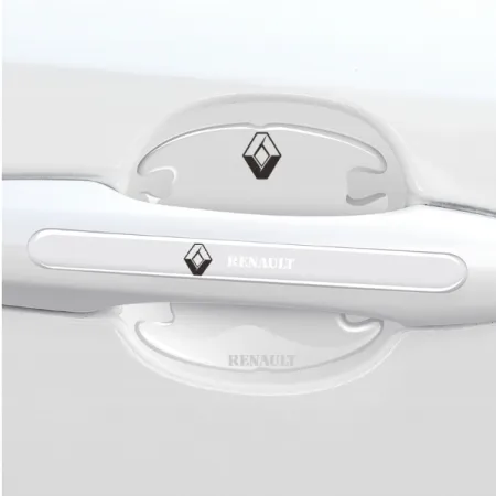 Naklejki ochronne na klamki drzwi samochodu - RENAULT (4 sztuki)