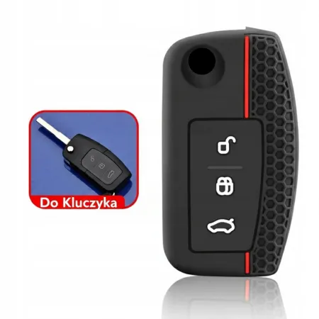 Etui silikonowe na kluczyk Ford Fiesta Focus Galaxy SMax Mondeo 3 przyciski