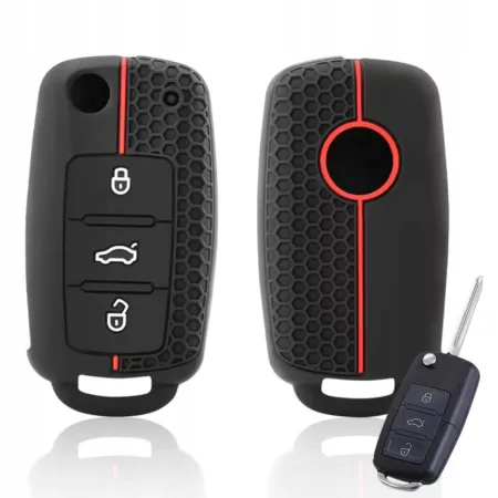 SILIKONOWE ETUI NA KLUCZYK PILOT KARTE DO VOLKSWAGEN SKODA GOLF PASSAT SEAT