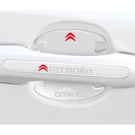 Naklejki ochronne na klamki drzwi samochodu - CITROEN (4 sztuki)