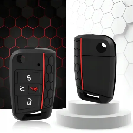 SILIKONOWE ETUI OCHRONNE NA KLUCZYK DO SKODA VOLKSWAGEN POLO GOLF SUPERB