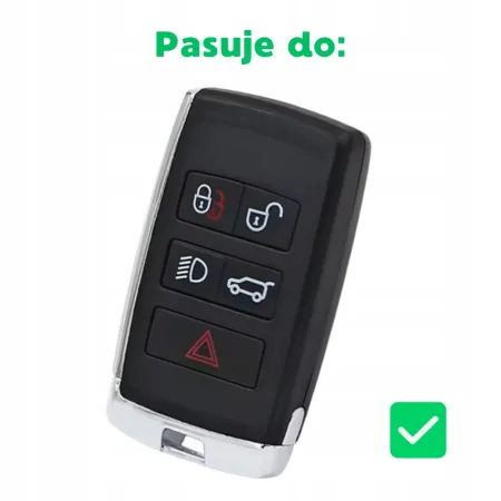 SILIKONOWE ETUI NA KLUCZYK PILOT KARTĘ DO Land Rover Range Rover Jaguar XF