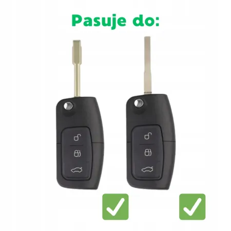 Etui silikonowe na kluczyk Ford Fiesta Focus Galaxy SMax Mondeo 3 przyciski