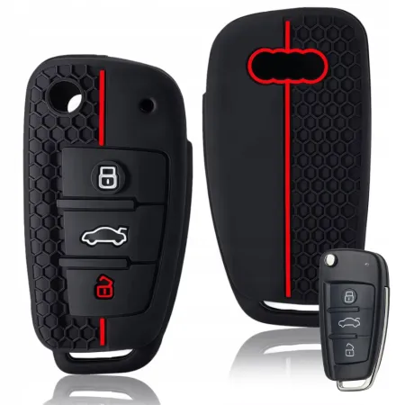 ETUI POKROWIEC OBUDOWA 3D NA KLUCZYK KLUCZYKA PILOT AUDI A2 A3 A4 A5 A6 Q3
