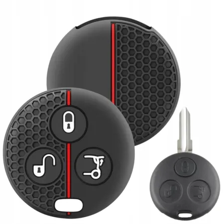 SILIKONOWE ETUI NA KLUCZYK PILOT KARTE DO MERCEDES BENZ SMART FORTWO FOUR