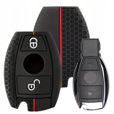 ETUI NA KLUCZYK MERCEDES SILIKONOWE 2 GUZIKI CLS CLK W176 W212 W219
