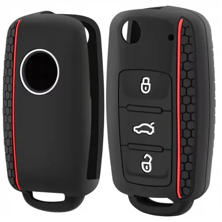 SILIKONOWE ETUI NA KLUCZYK PILOT DO VOLKSWAGEN SKODA GOLF PASSAT SEAT