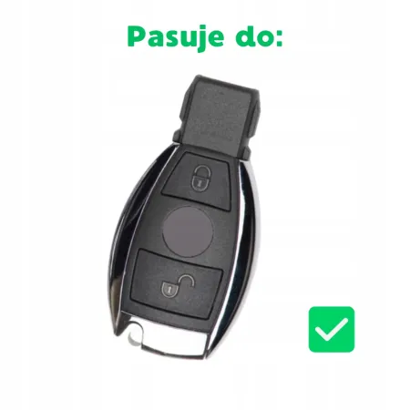 ETUI NA KLUCZYK MERCEDES SILIKONOWE 2 GUZIKI CLS CLK W176 W212 W219