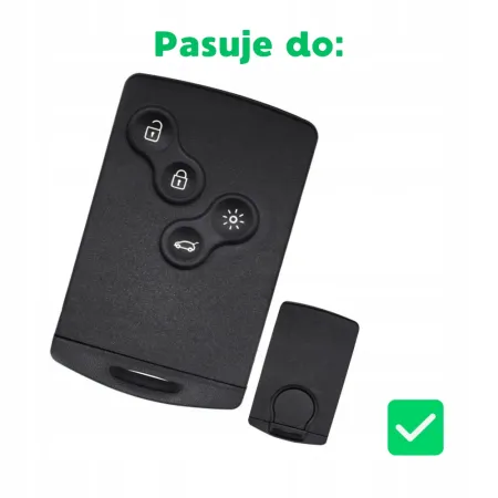 SILIKONOWE ETUI NA KARTĘ PILOT KLUCZYK RENAULT CLIO MEGANE LAGUNA SCENIC