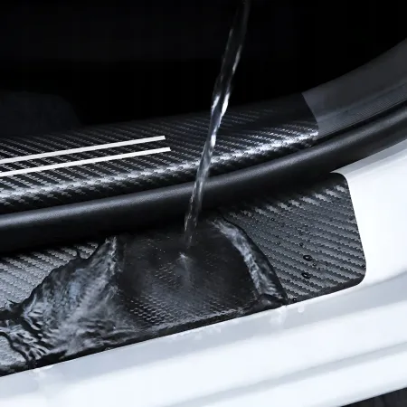 Naklejki Ochronne na Progi Opel – Carbon Look z Logo OPEL - zestaw 4 sztuk