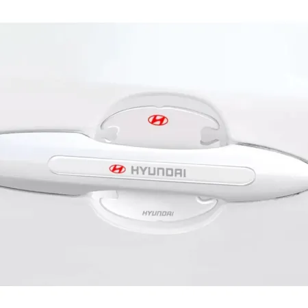 Naklejki ochronne na klamki drzwi samochodu - HYUNDAI (4 sztuki)