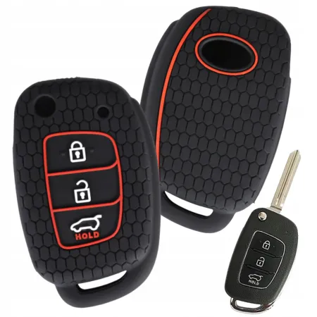 ETUI SILIKONOWE POKROWIEC NA KLUCZYK HYUNDAI I10 I20 I30 Santa Fe Tuscon