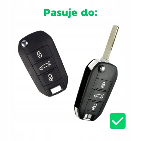 SILIKONOWE ETUI NA KLUCZYK DO PEUGEOT 207 307 308 407 607 807 CITROEN